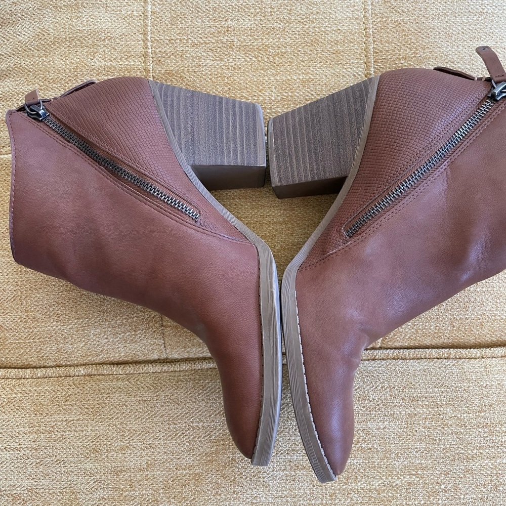 Tan boots